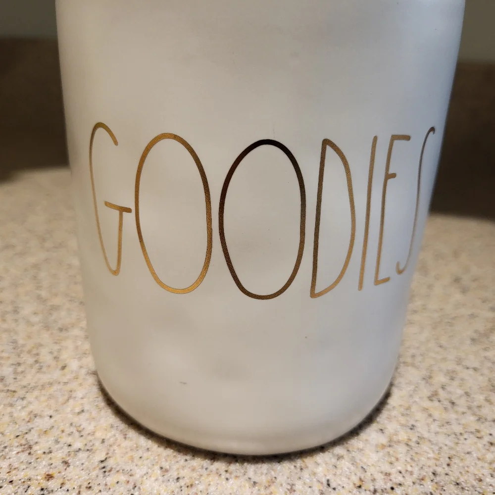 Rae Dunn Artisan Collection By Magenta Goodies Storage Canister With Wooden Lid